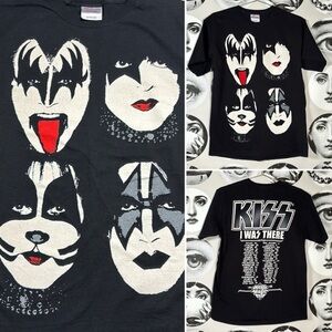 KISS I Was There KISS Alive 35 2009 Black Concert Tour Tee, Sz M 🤘🎸